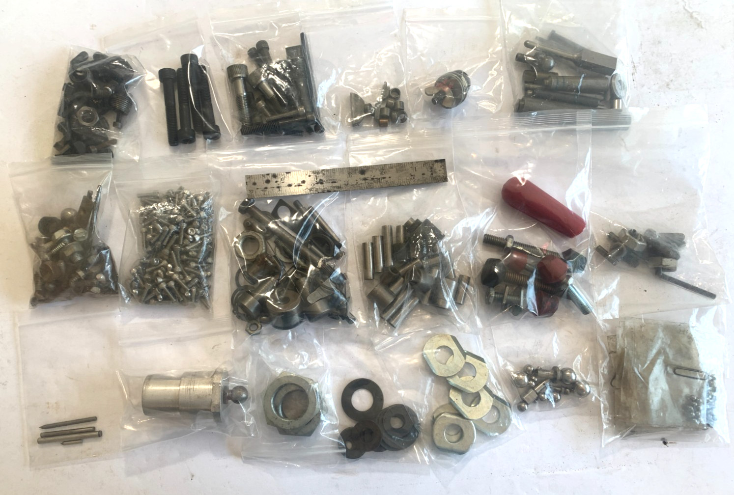 Vintage Machinists Machining Hardware Bundle 5 lbs. as Found in Kennedy Toolbox