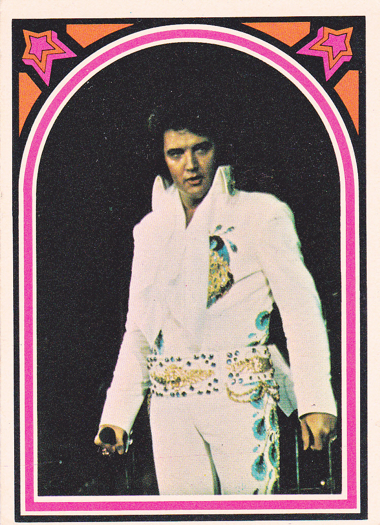 1978 Boxcar Donruss Elvis Presley Trading Card #59 Peacock Jumpsuit Vintage VG
