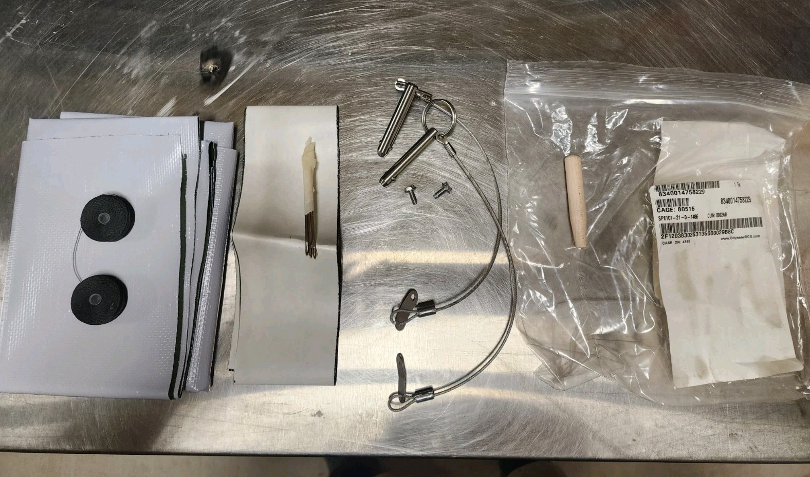 TENTAGE Repair Kit USGI Sewing Kit Supplies Army Tent Green NSN 8340-01-475-8229