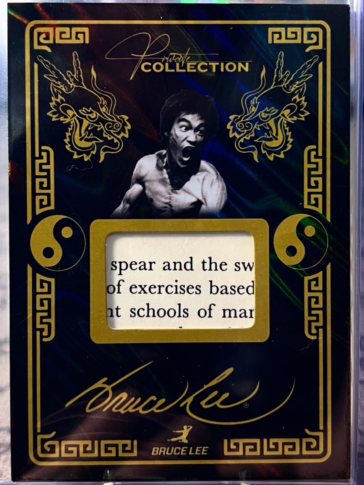 Keepsake Bruce Lee Private Collection Relic 17/50 #298