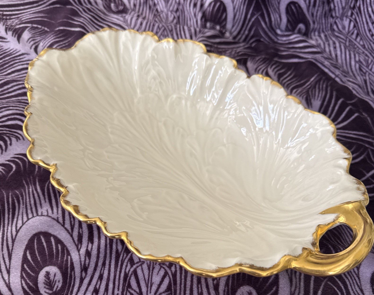 LENOX LEAF SERVING BOWL  14