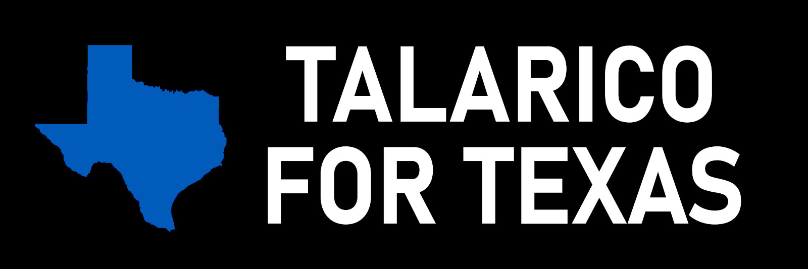 Talarico Texas Sticker Large 3x9\