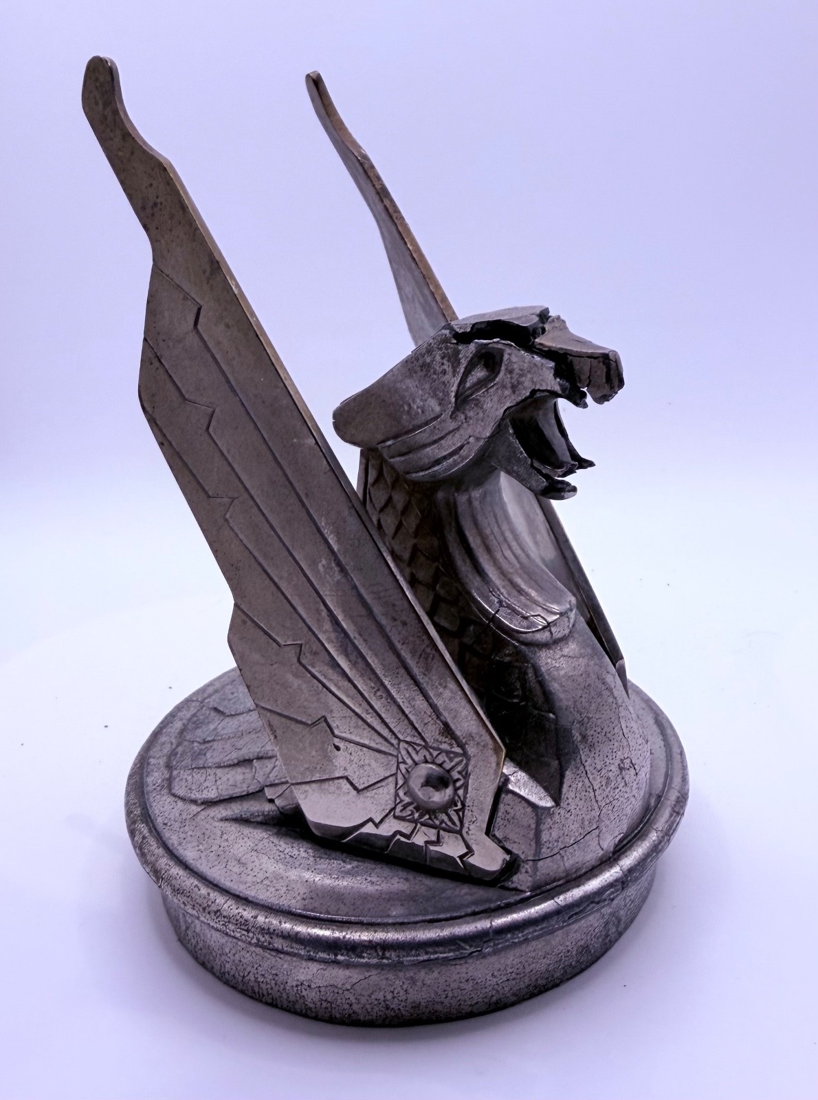 1928 Chevrolet Gryphon Griffin Radiator Cap Hood Ornament Original