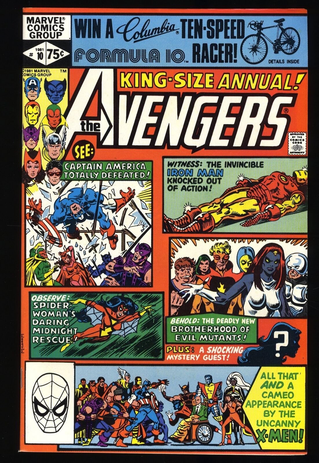 Avengers Annual #10 NM 9.4 1st App Rogue X-Men Marvel 1981