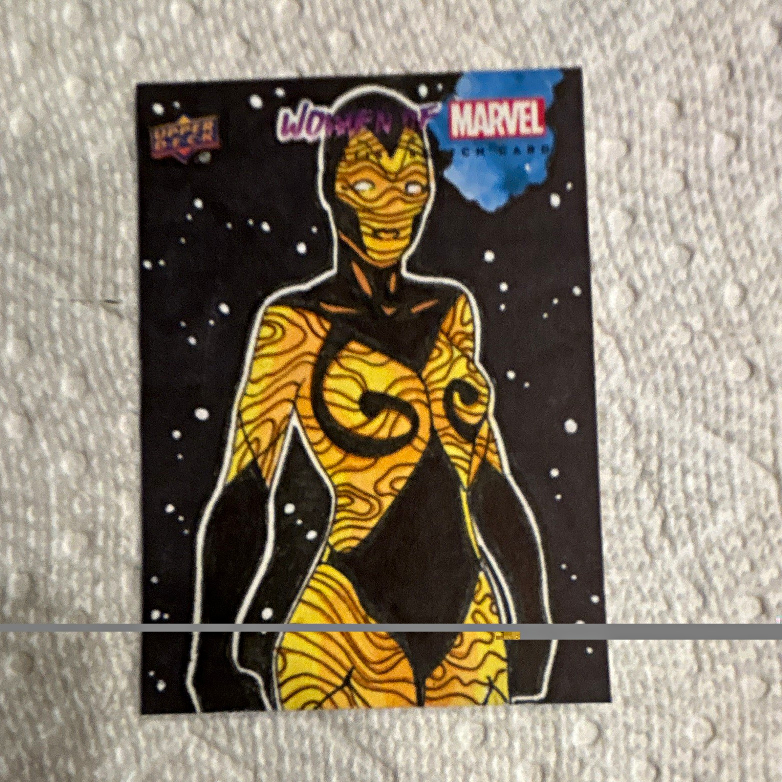 Upper Deck 2019 Women of Marvel Titania Sketch Artist Auto #041 Seth Ismart