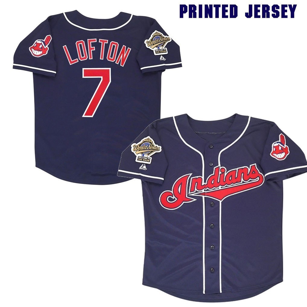 New Cleveland Indians 1995 Jersey #7 Gift For Fans S-6XL Baseball Jersey