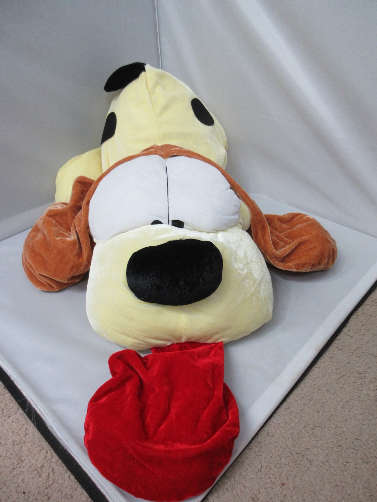 VINTAGE Garfield ODIE Floppy Ears Dog HUGE () Nanco Paws Slouchy PLUSH DOLL