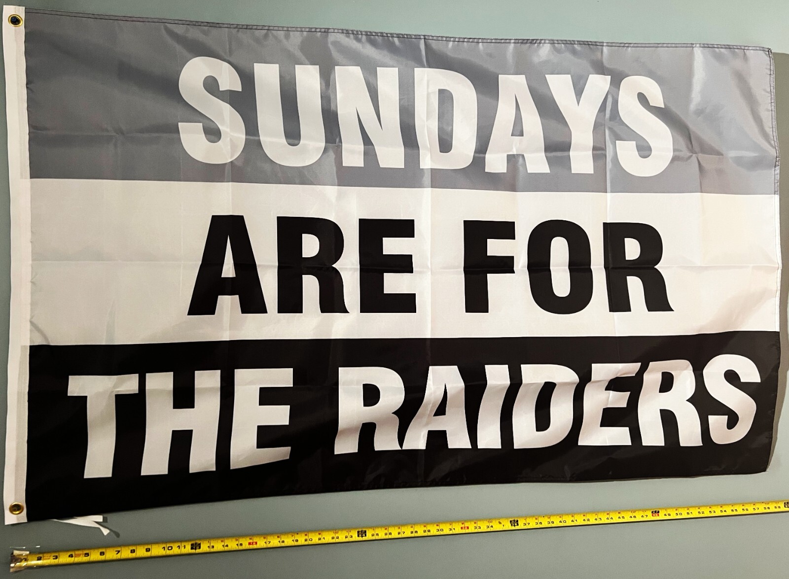 \'FOOTBALL FLAG FREE USA SHIP Las Vegas Raiders America NFL Beer USA Sign 3x5\'