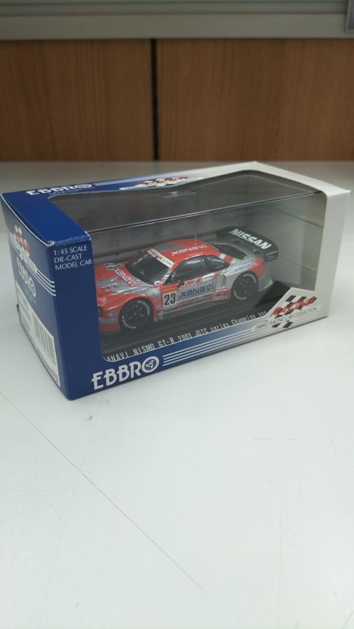 Ebbro JGTC 2003 XANAVI NISMO GT-R 1/43 Mini Car Readymade Vehicle Ebbro JGTC 2003 XANAVI NISMO GT-R 1/43 Mini Car Readymade Vehicle