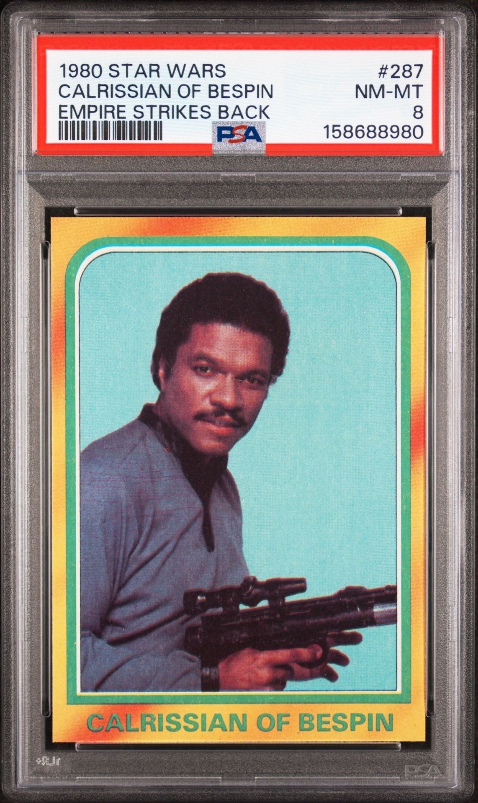 1980 Topps Star Wars Empire Strikes Back Series #287 CALRISSIAN OF BESPIN PSA 8