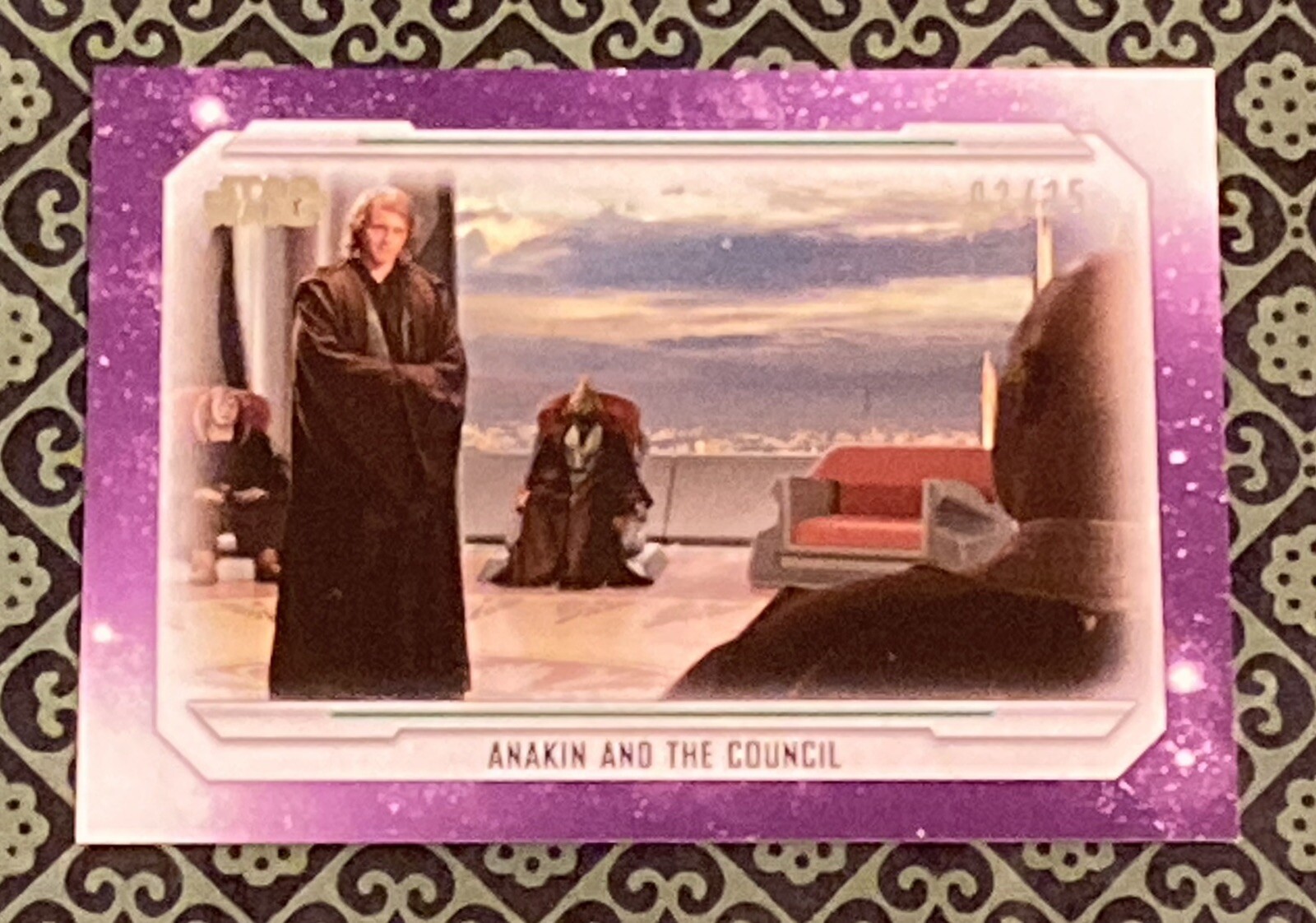 Topps Star Wars Anakin and the Council 2/25 Card Christian Haydensen