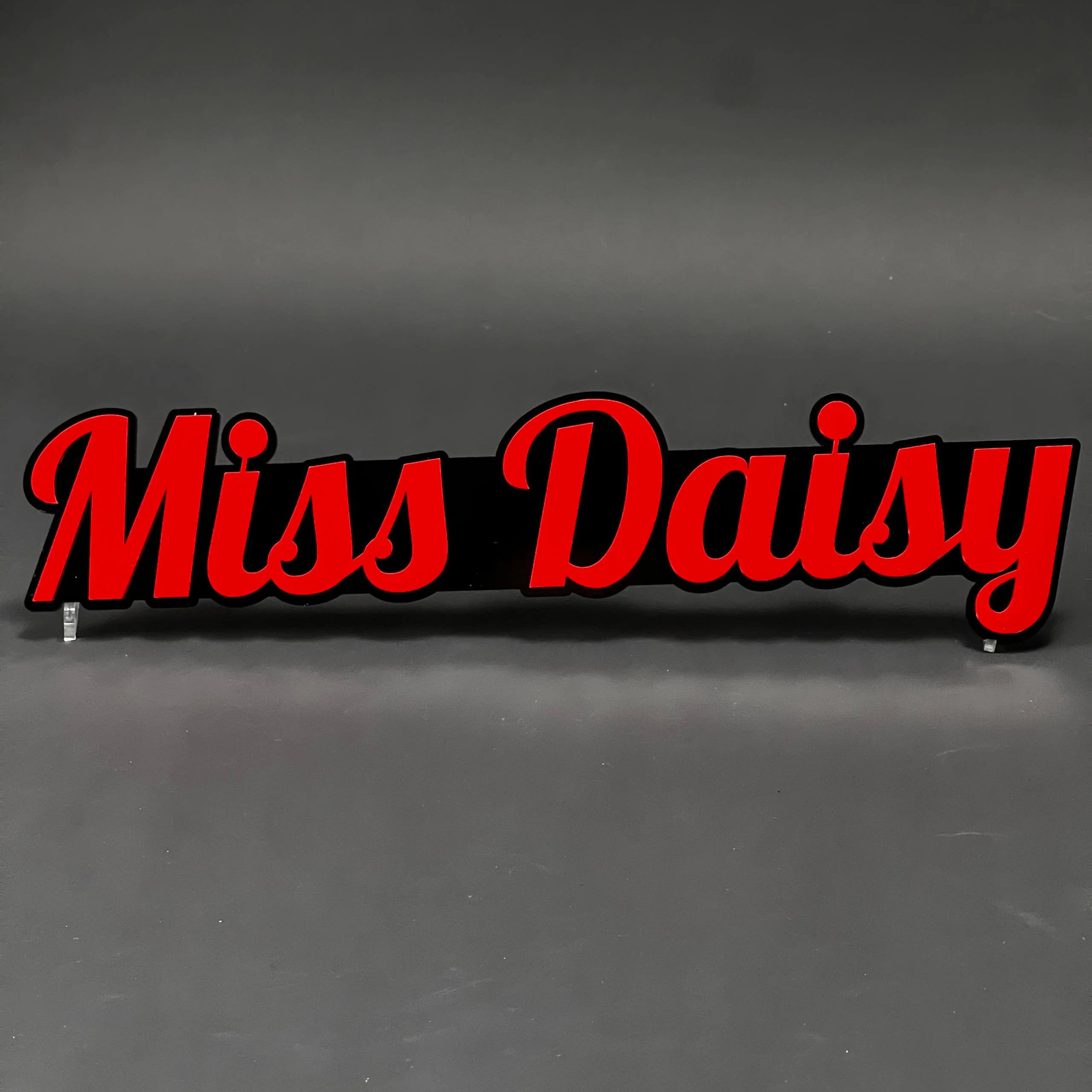 1PC Miss Daisy 3D Acrylic Badge - Car Truck Emblem Fender Tailgate Trunk Sticker
