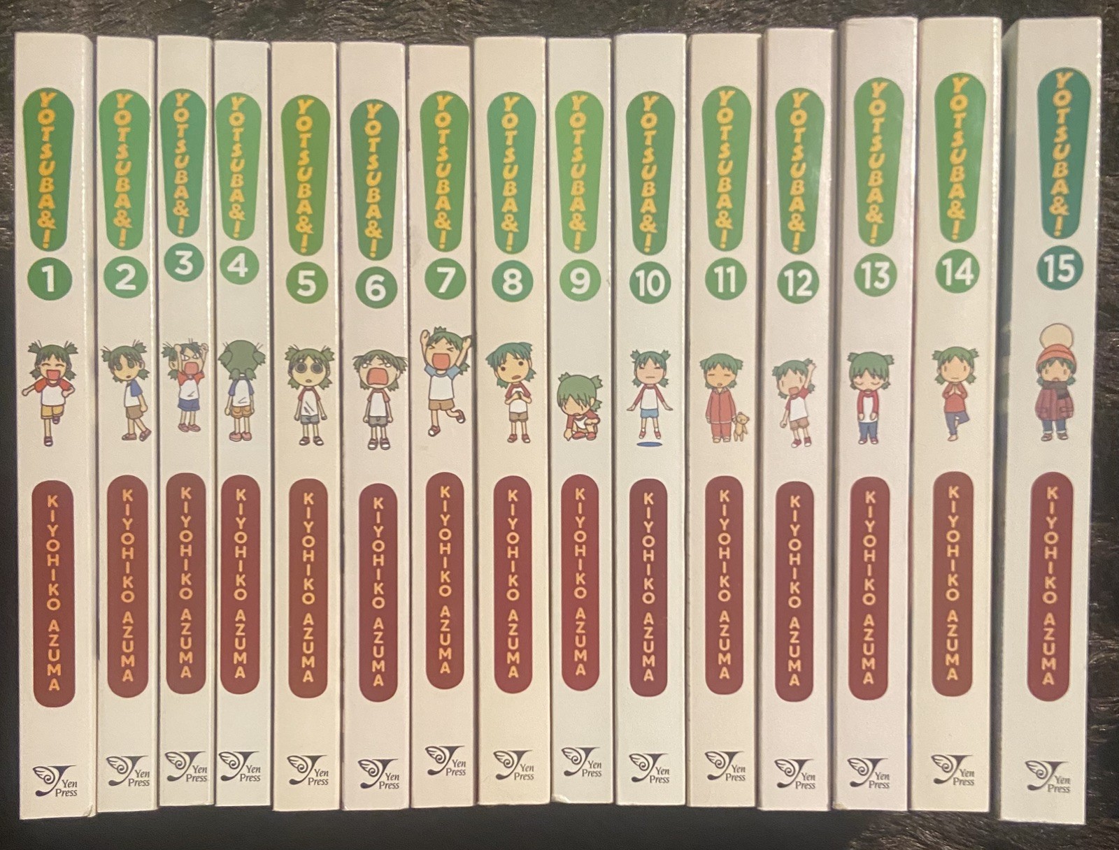 BRAND NEW Yen Press Kiyohiko Azuma Yotsuba& Vol 1-15 English Manga Set