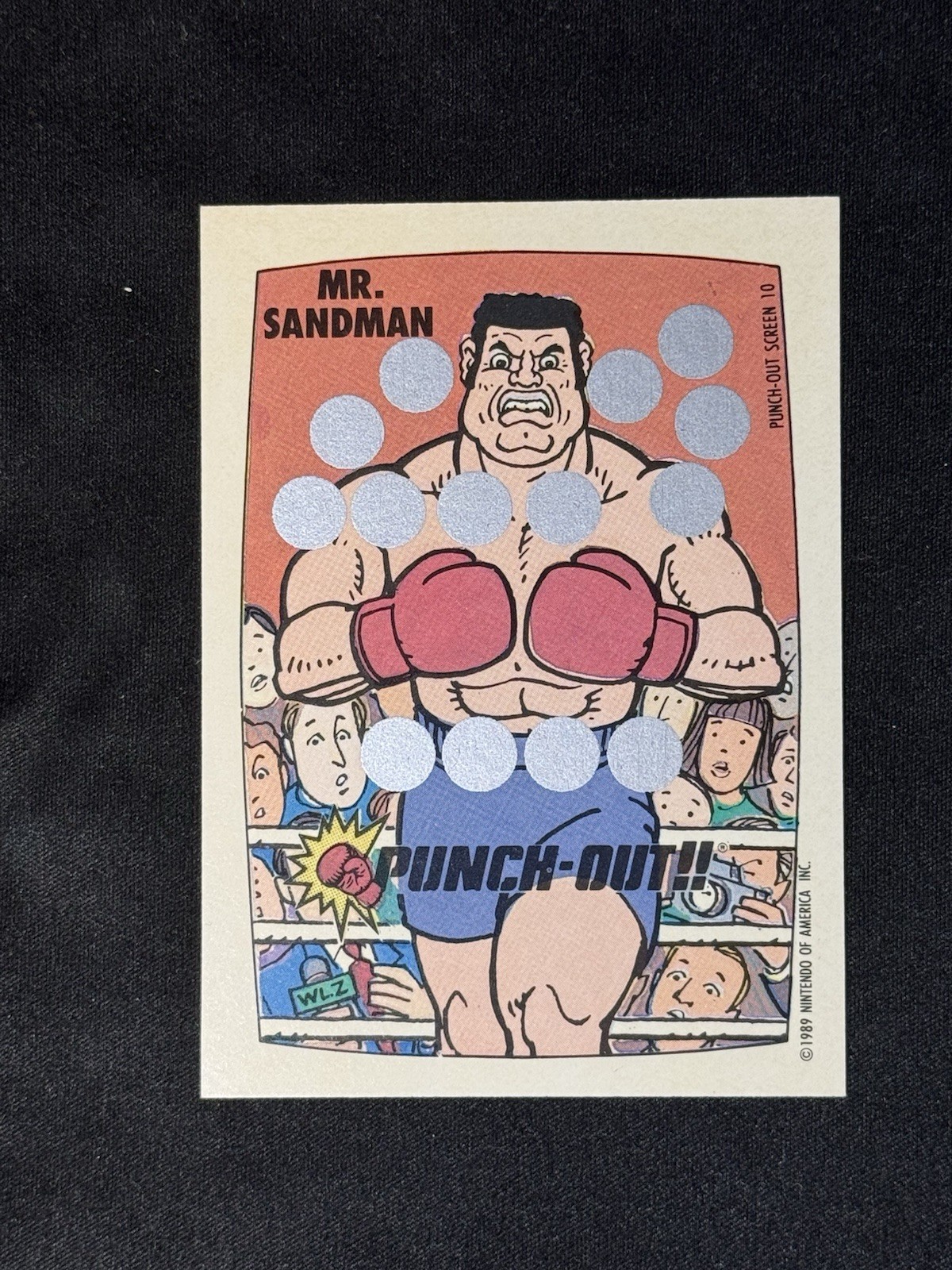 1989 Topps Nintendo Punch-Out Screen 10