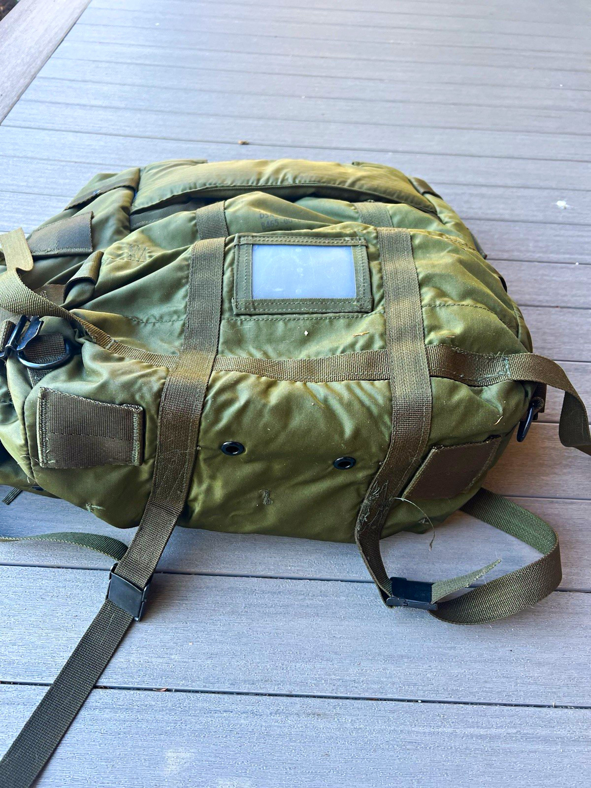 Genuine US Military VTG 1974 Medium ALICE Field Pack w/rain-gear 