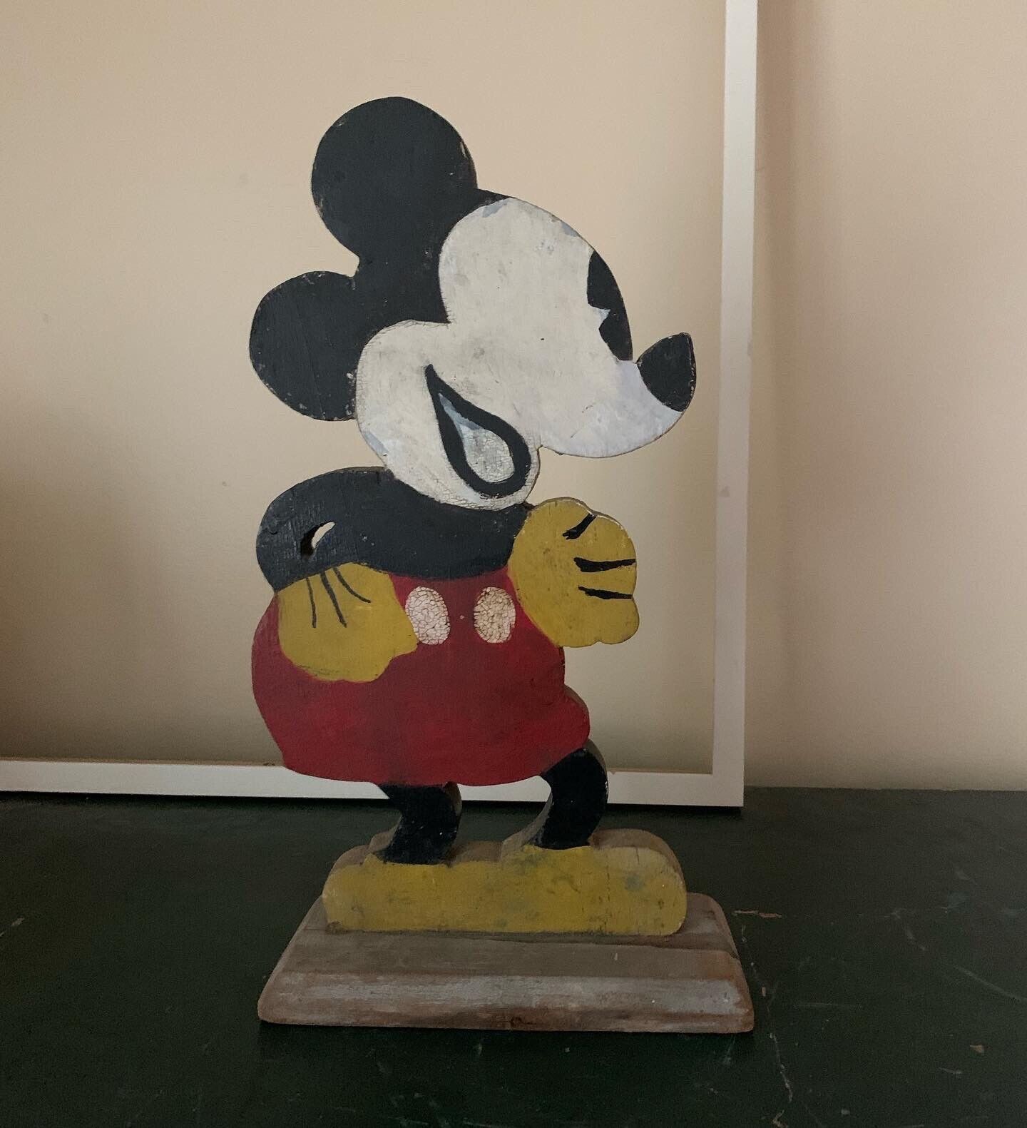 1930s Mickey cut out figure Antique Disney
