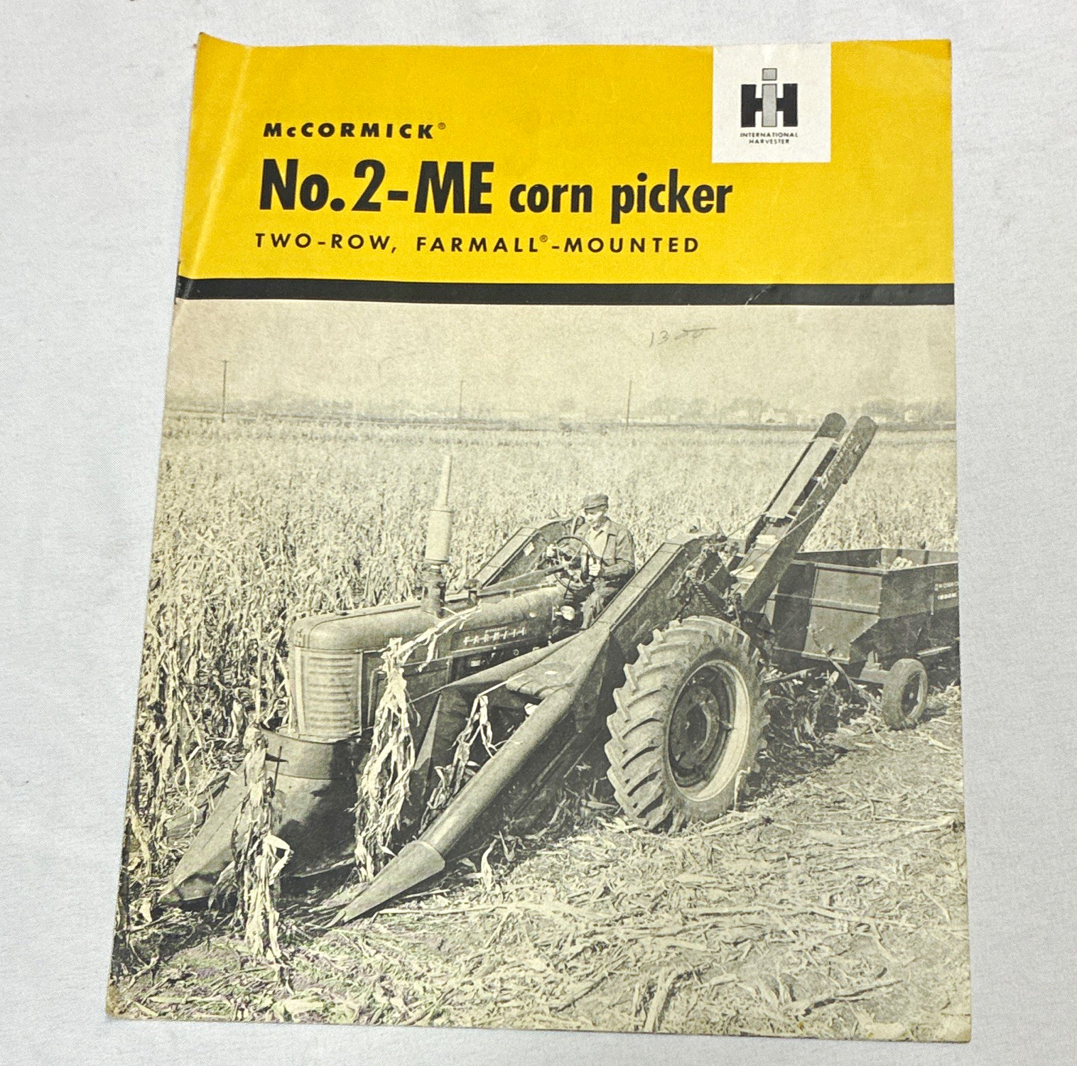 International Harvester McCormick No. 2-ME Two-Row Farmall-Mounted Brochure