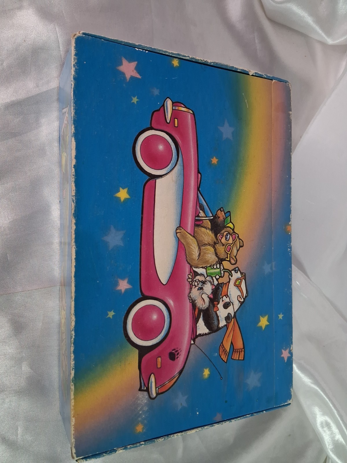 Vintage General Box Company Cardboard Flap Pencil Bears Pink Convertible USA