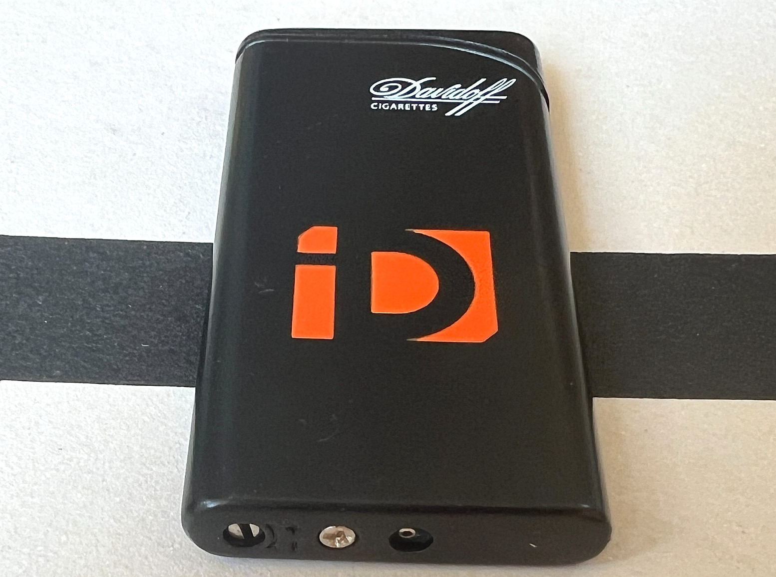 Original Davidoff Metal Cigarette Lighter Multi Groove Collectible Vintage