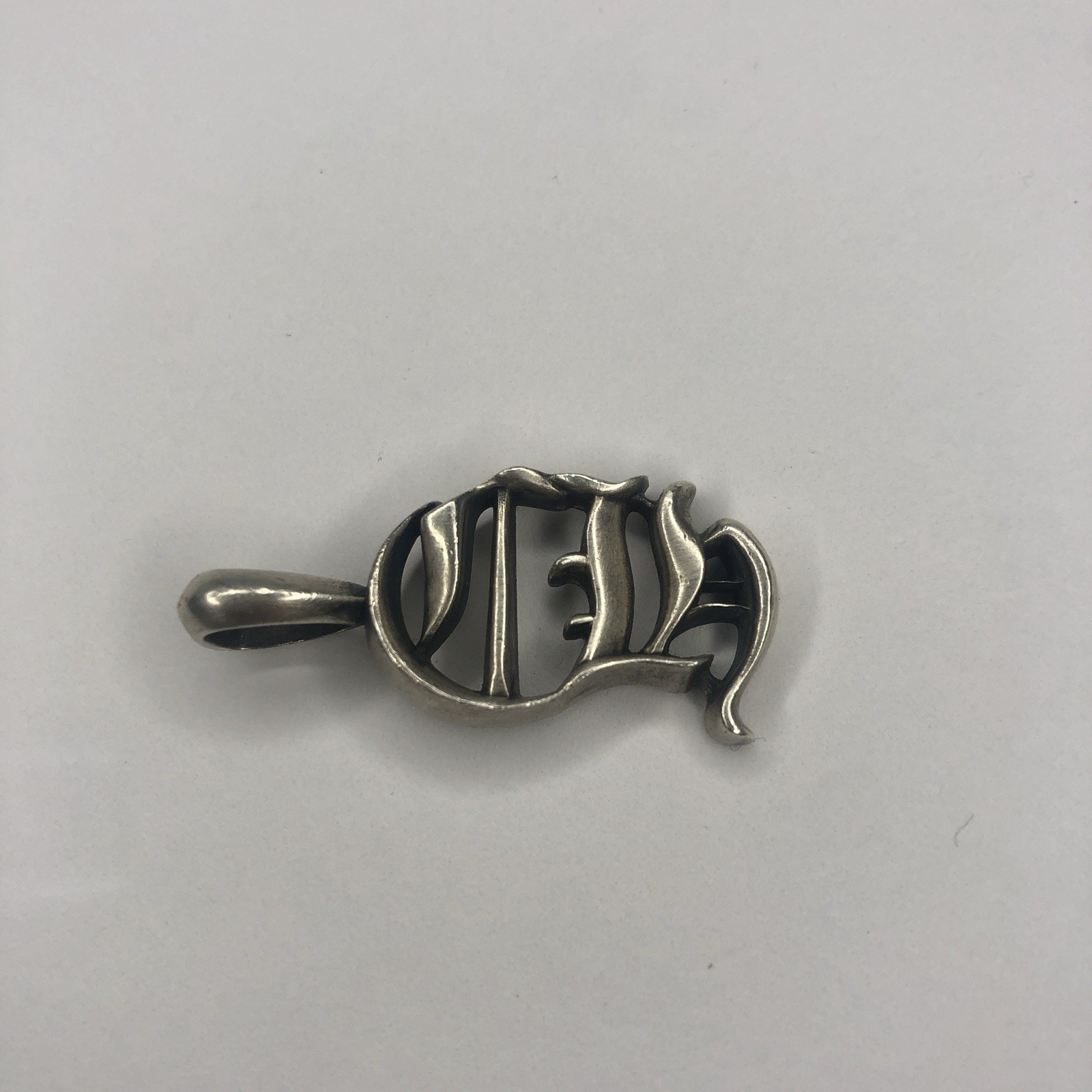 Chrome Hearts .925 Silver Logo Small Pendant