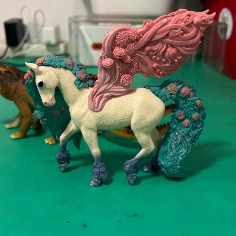Schleich 70590 Bayala Flower Pegasus Cartoon Figure Collectible Statue Figurine Schleich 70590 Bayala Flower Pegasus Cartoon Figure Collectible Statue Figurine