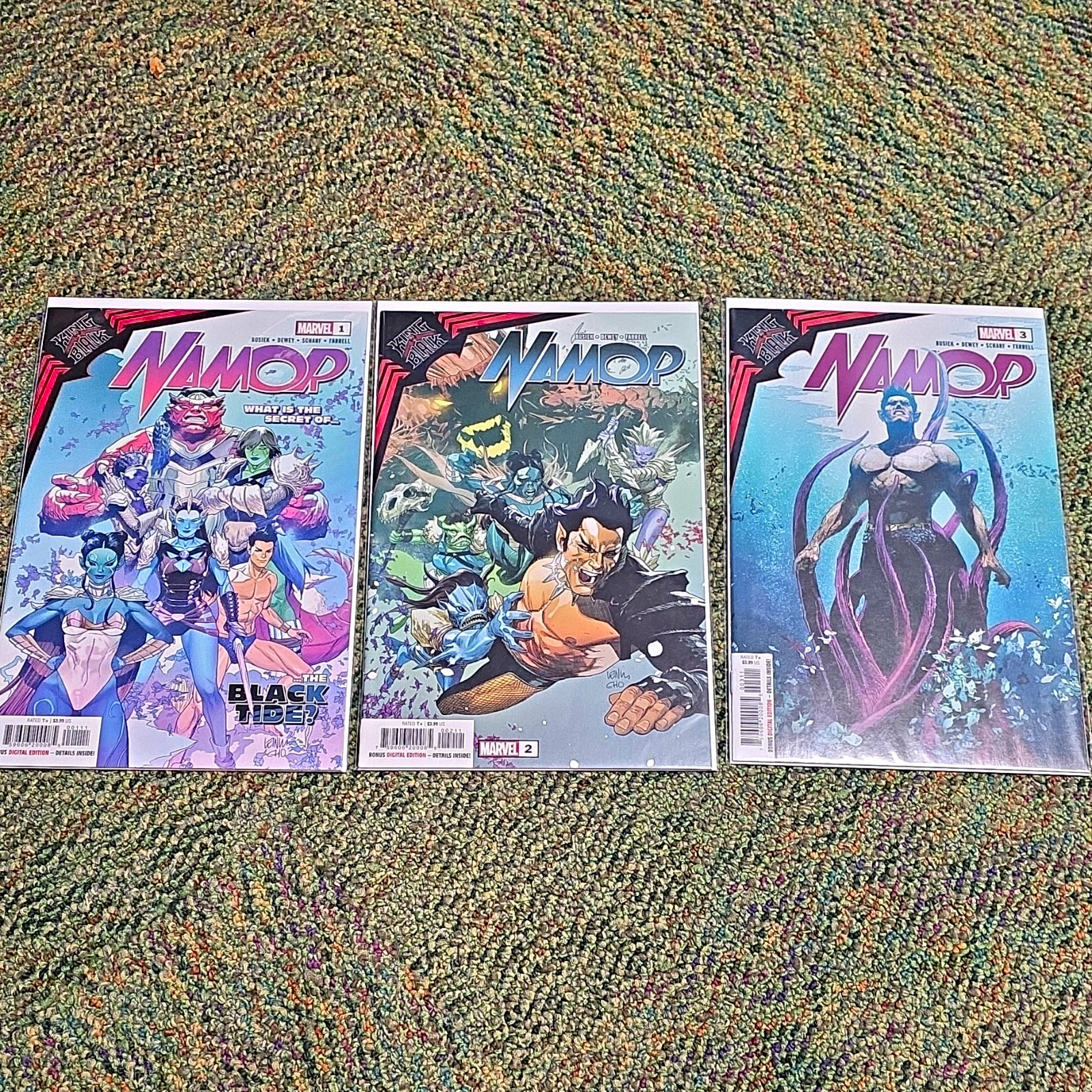 King in Black Namor #1-5 Complete set Marvel Busiek