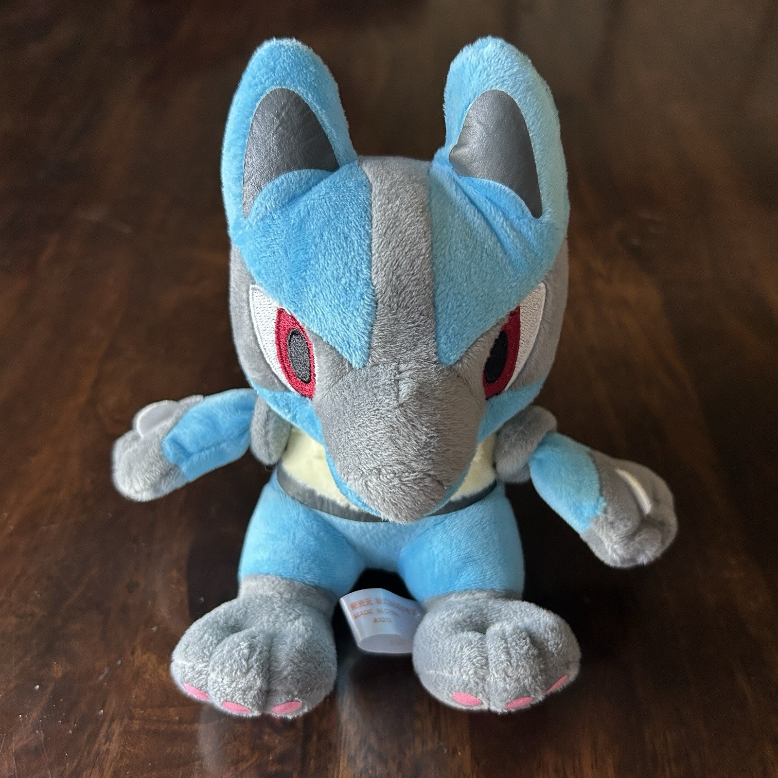 Vintage 2010 Pokemon Center Lucario Pokedoll Plush 6