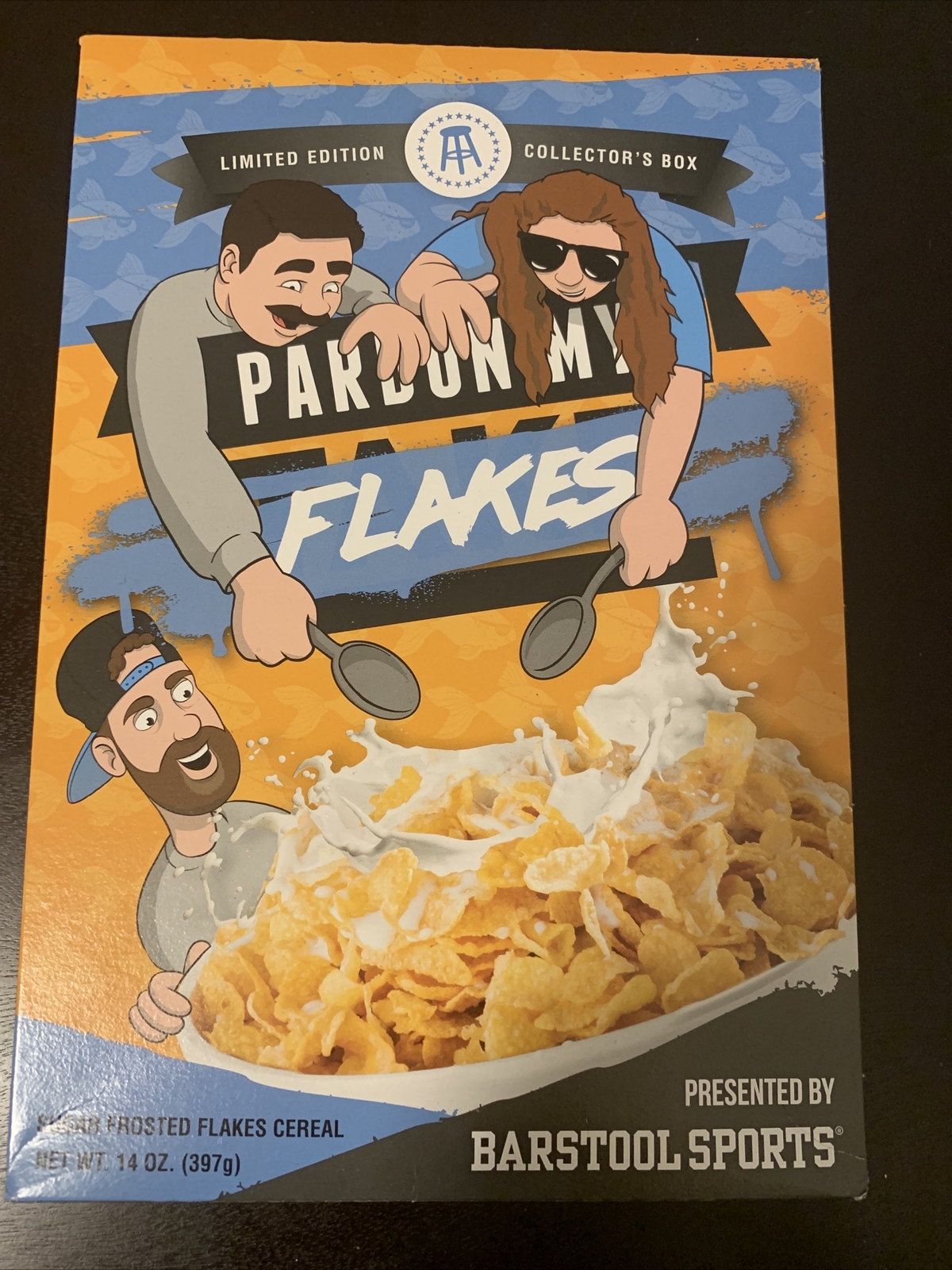 Pardon My Take Collector’s Cereal Box Mint Condition