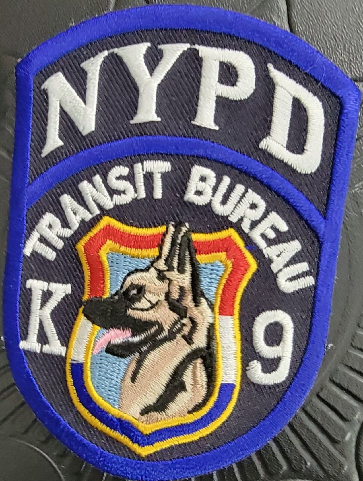 NYPD Vintage Official New York City Police Department Transit Bureau K-9 UNIT 