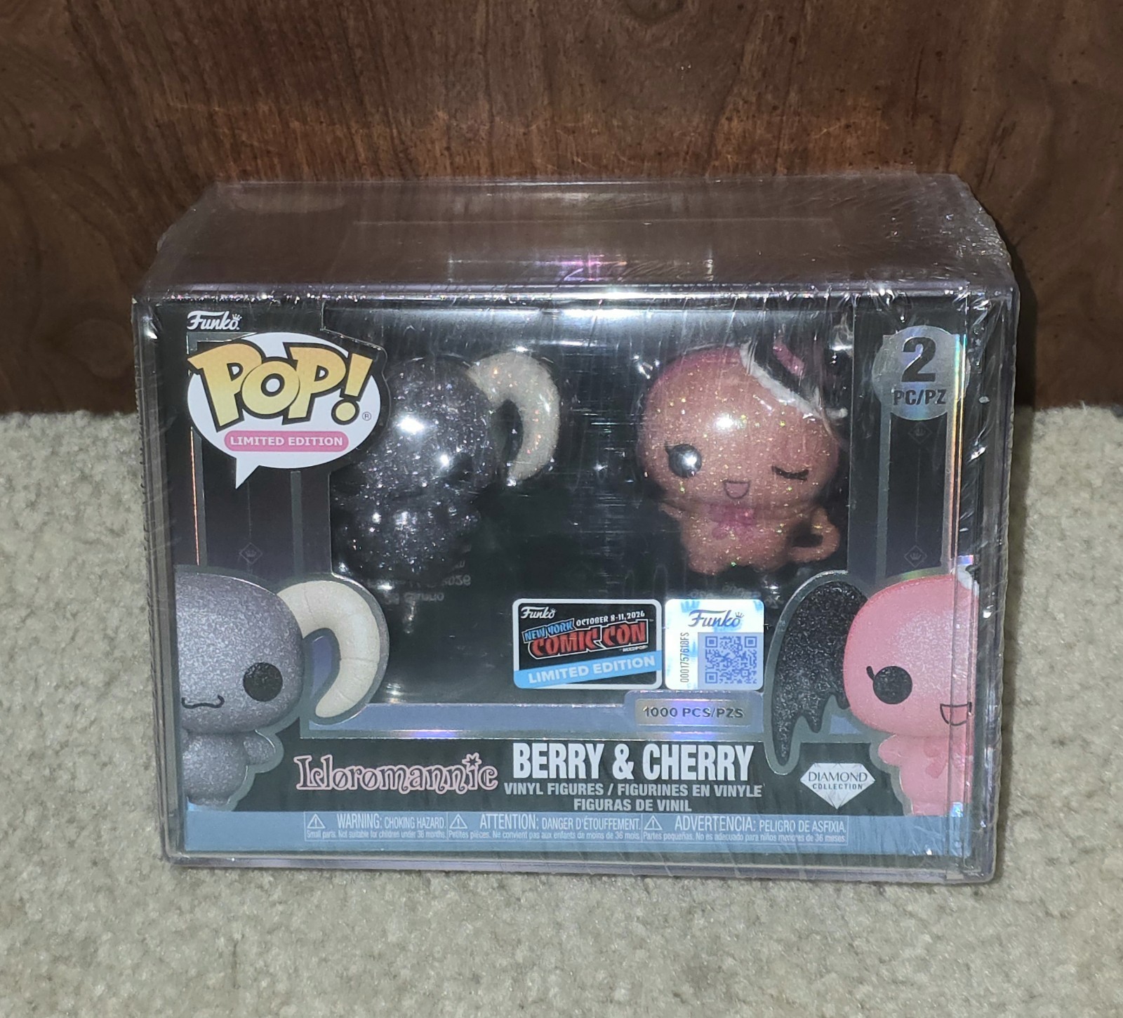SEALED Funko Lloromannic Berry & Cherry 2-Pack Diamond NYCC Official 2026 LE1000