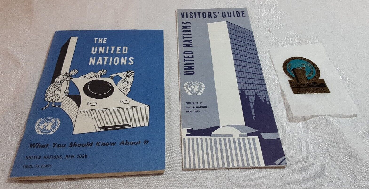 Visitors Guide to the United Nations What You Should Know About It & Sticker VTG
