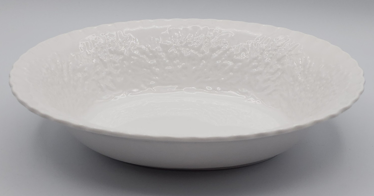 Spode Savoy White Embossed Cabbage 10\