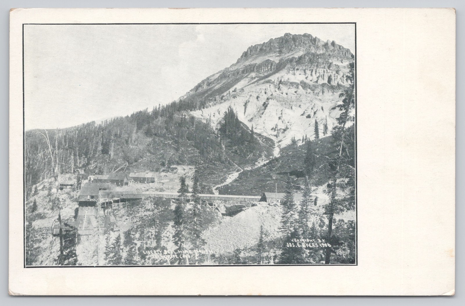 Telluride, Colorado Mine Mill Tramway 1906 Undivided Back Postcard Unposted