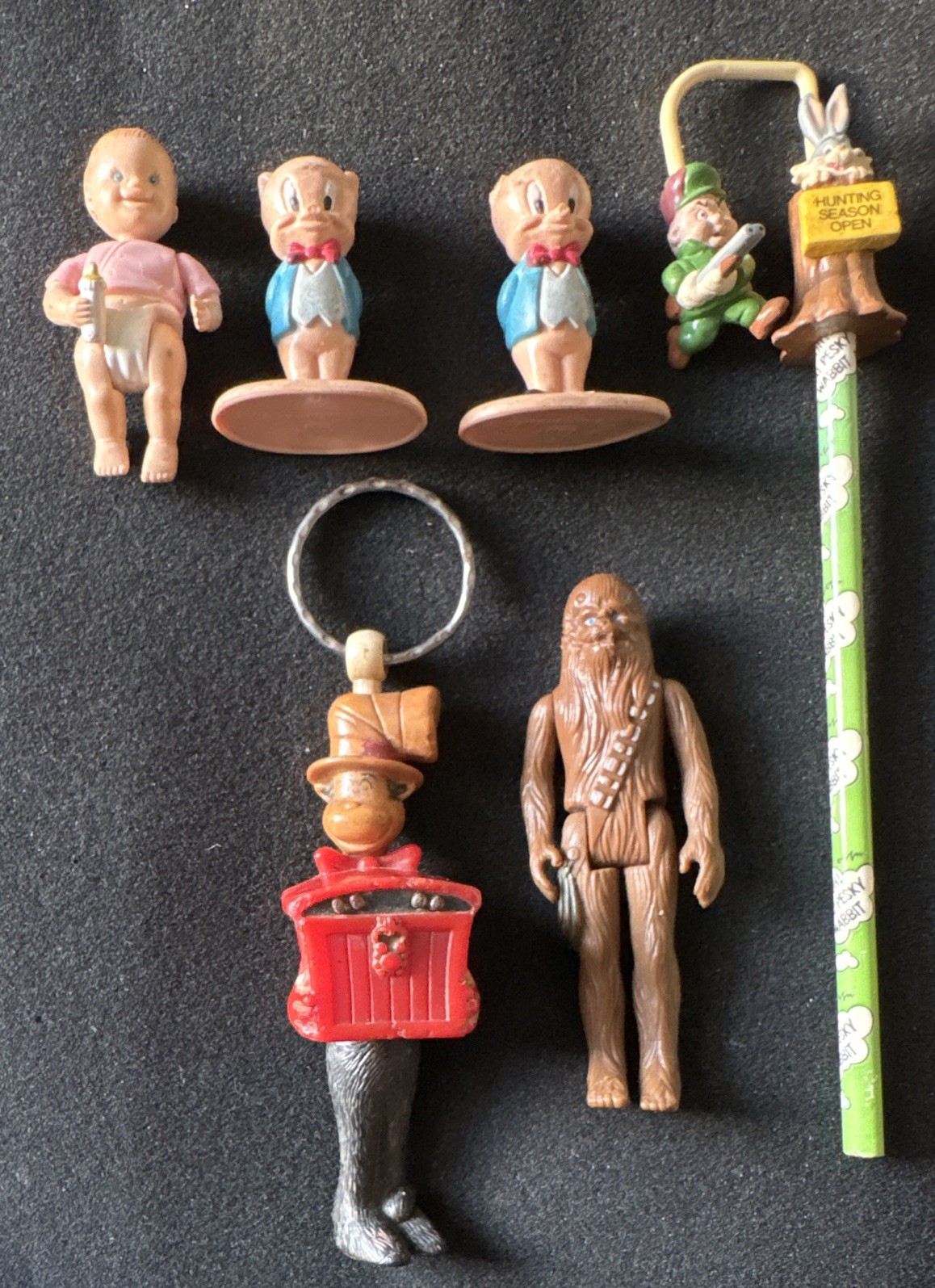 70s - 90s Vintage Collectibles - 6 Retro Pieces Mixed Lot