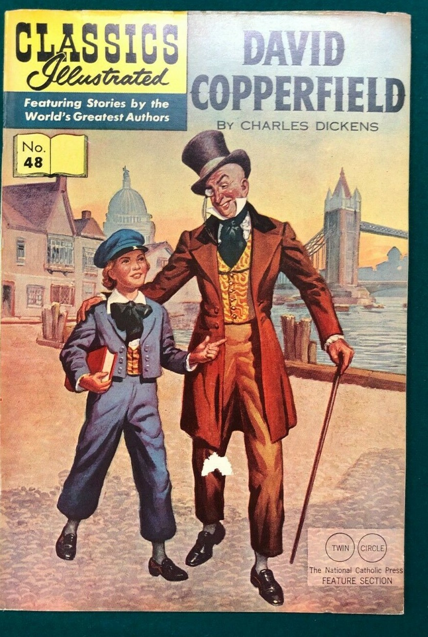 CLASSICS ILLUSTRATED #48 David Copperfield Charles Dickens (Twin Circle) VG+