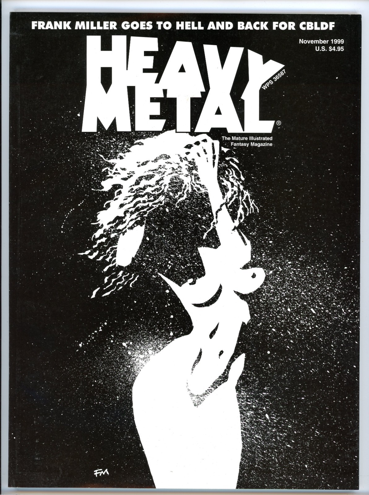 Heavy Metal Vol. 23 #5 Frank Miller CBLDF Variant LTD 5000 November 1999