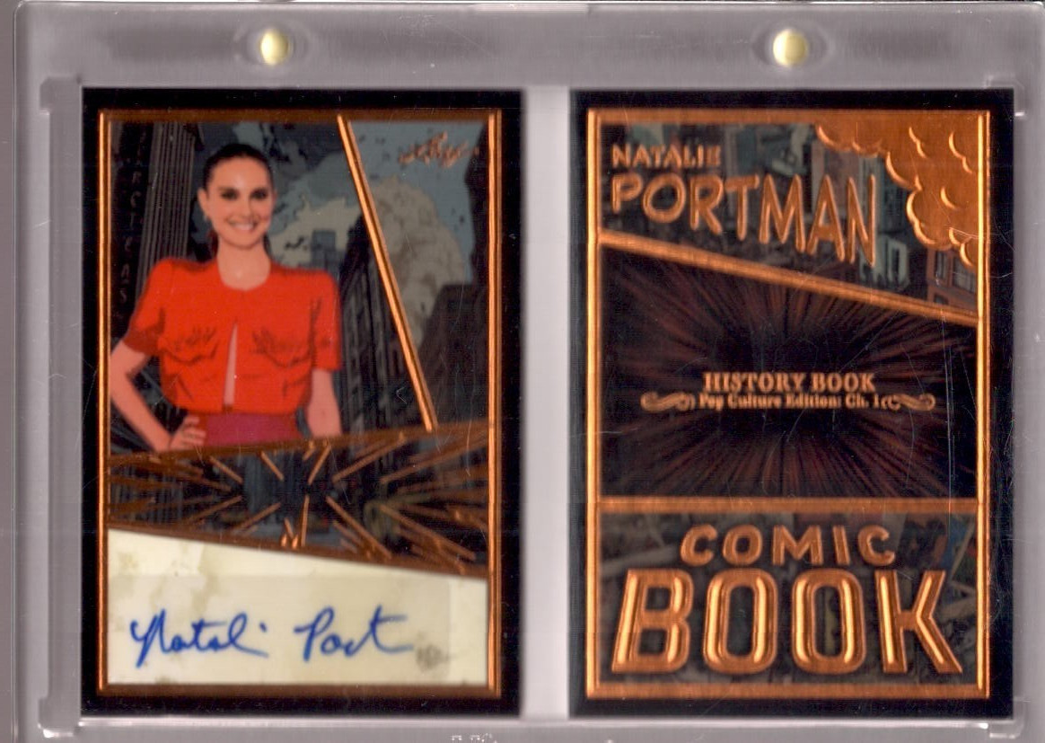 NATALIE PORTMAN 2024 Leaf History Book Comic Book #CB-NP1 Autograph Auto #24/25
