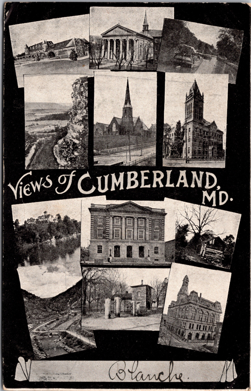 Postcard Views of Cumberland Maryland