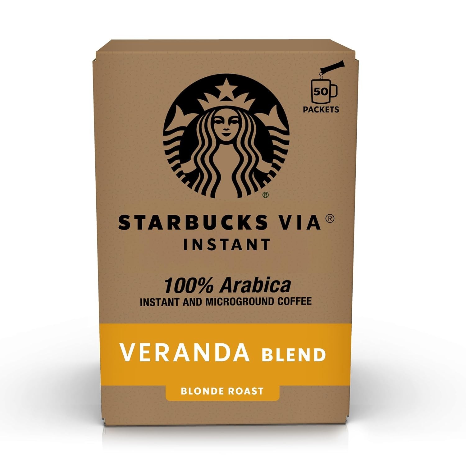 VIA Instant Coffee, Light Roast Coffee, Veranda Blend, 100% Arabica, Single-Serv VIA Instant Coffee, Light Roast Coffee, Veranda Blend, 100% Arabica, Single-Serv