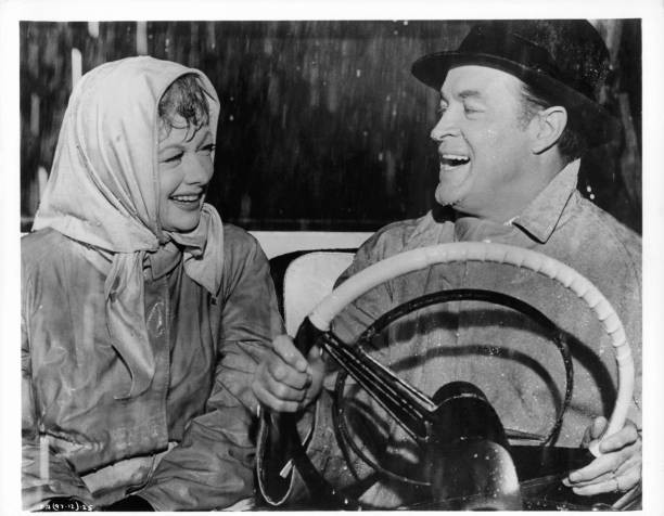 Lucille Ball Bob Hope soaked laughing a scene film The Facts Of Li- Old Photo
