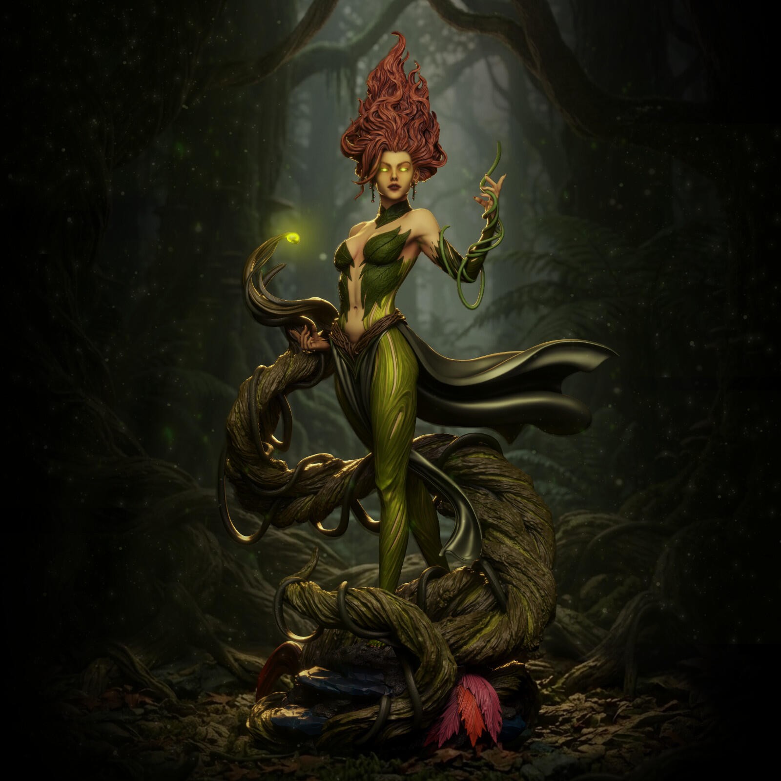 1:8 Poison Ivy The Gaia Goddess UNPAINTED High Quality Garage Kit