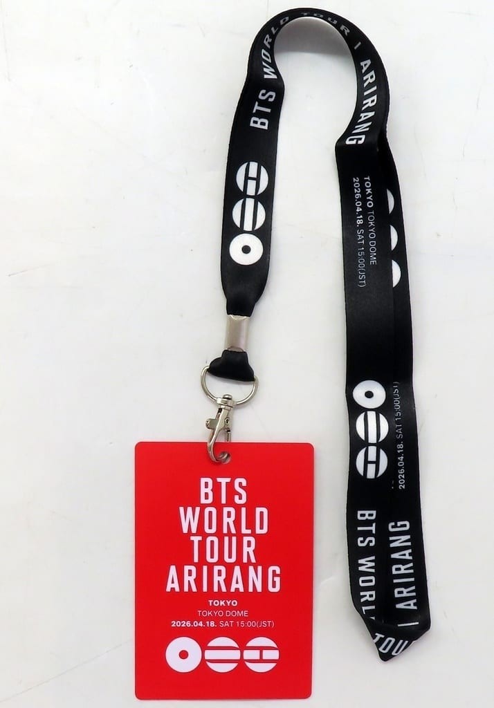 BTS VIP Pass & Neck Strap \'ARIRANG\' Japan Tour Japan Used Japan