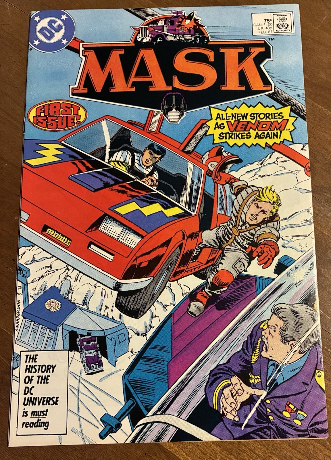 M.A.S.K. #1 DC Comics 1987 First Issue MASK 1 VF/NM 9.0 Vintage