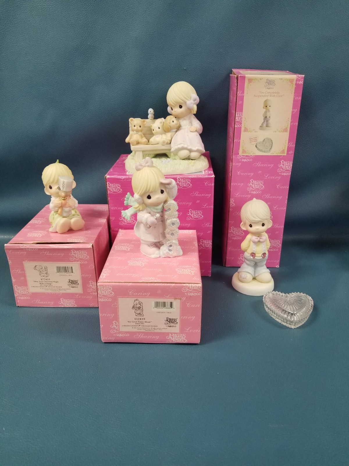 Lot Of 4 Precious Moments Figurines CC550060/5260965/112838/877433 In Box