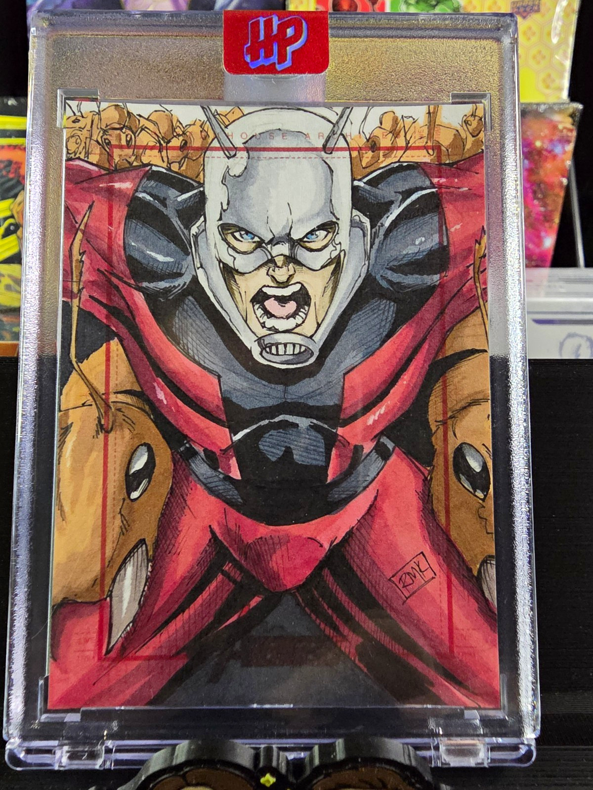 Rittenhouse Archives 2011 Avengers SketchaFEX Ant-Man Sketch 1/1 Rudy