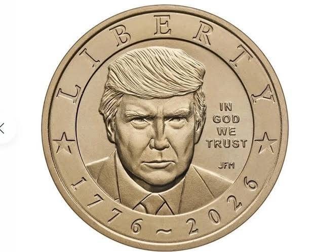 Donald Trump 2026-P Semiquincentennial 1 Dollar Coin. Fresh From The US MINT