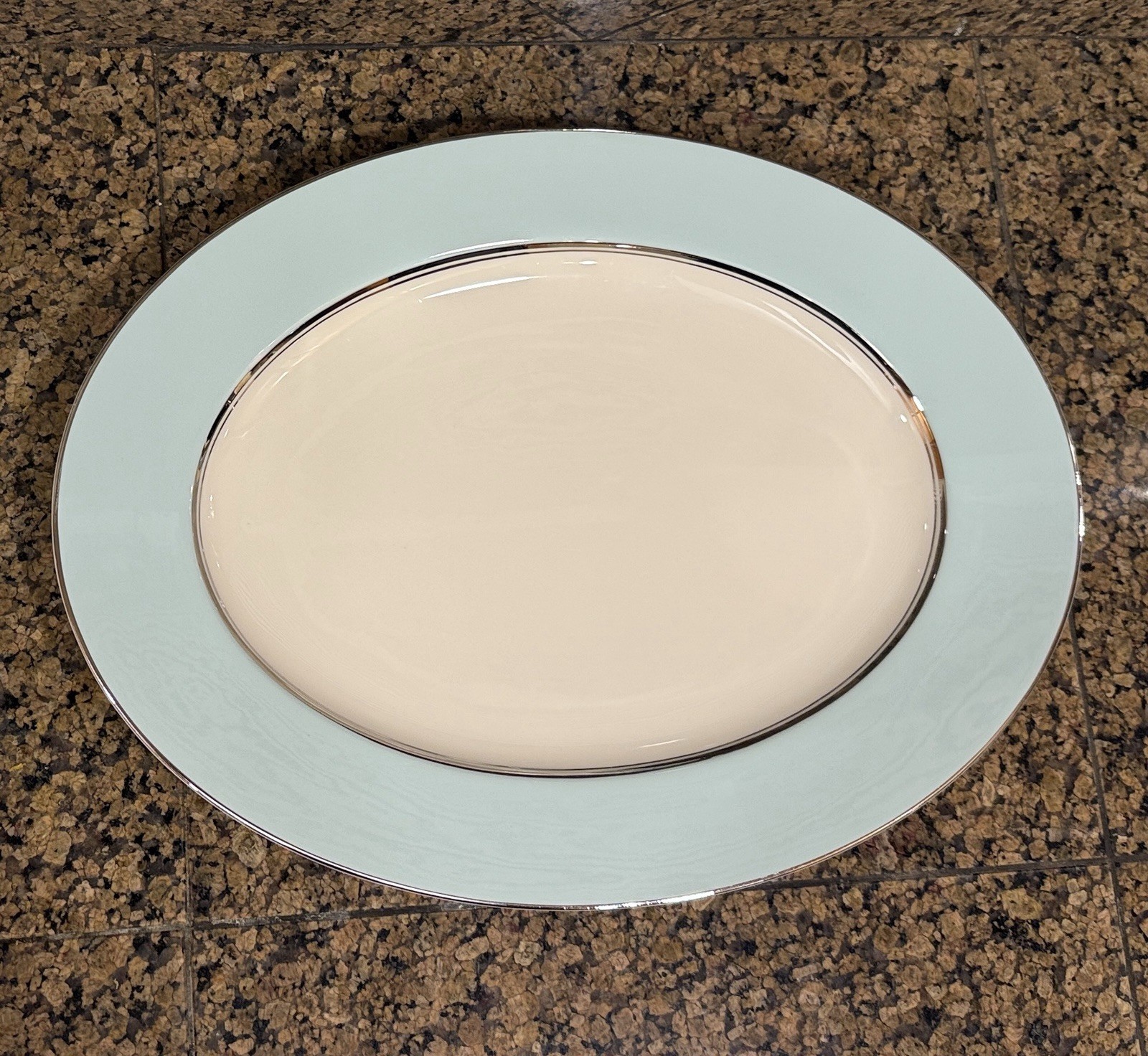 Nancy Prentiss SKYRIDGE Serving Plate 1964 Tiffany Blue Vintage Fine China Nancy Prentiss SKYRIDGE Serving Plate 1964 Tiffany Blue Vintage Fine China