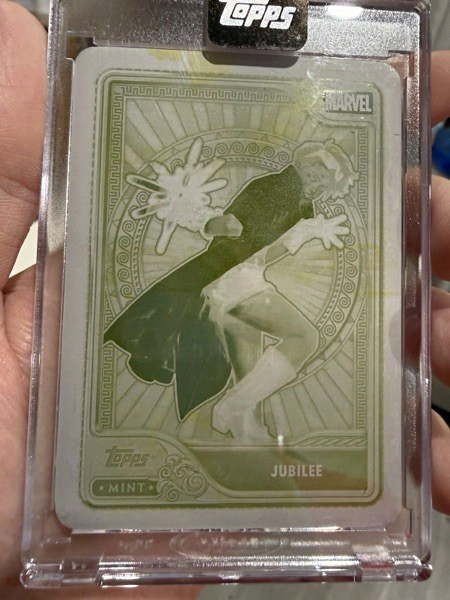 Topps 2026 Topps Mint Marvel Jubilee #47 Yellow Printing Plate 1/1