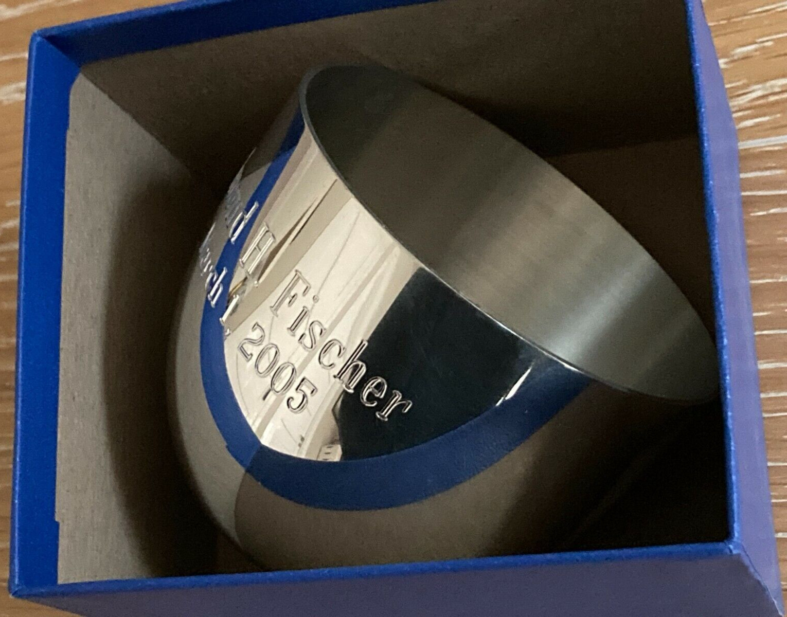 RARE: Nobel Prize Winner Edward H. Fischer Salisbury Jefferson Cup UNC Charlotte
