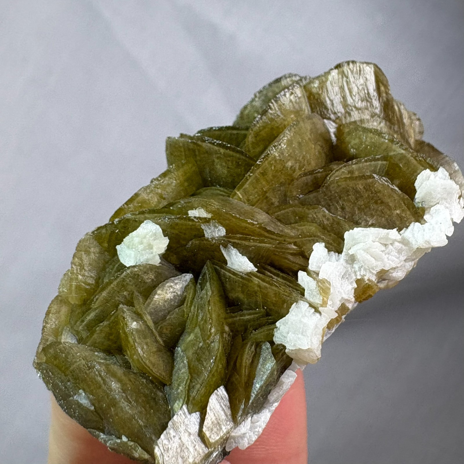 Natural Siderite w/ White Dolomite Cluster Raw Mineral Specimen Reiki Guizhou